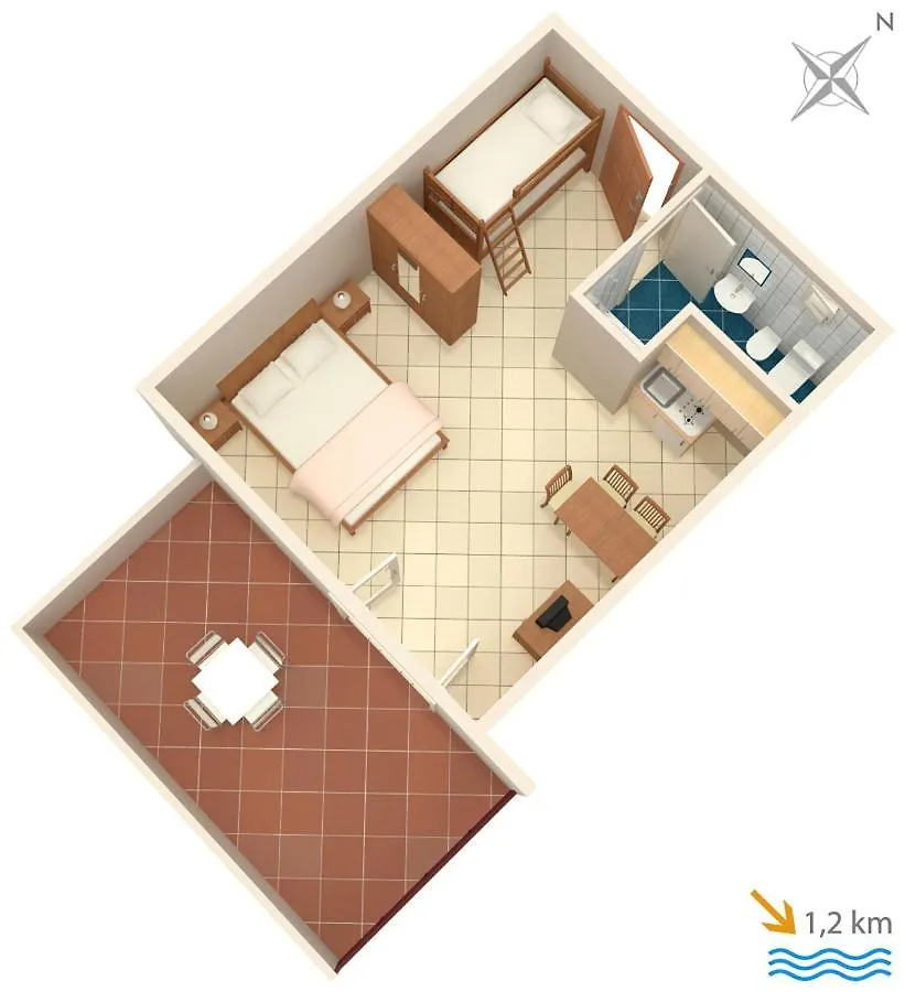 Apartments With A Parking Space Liznjan, Medulin - 7240 0*, Лижнян